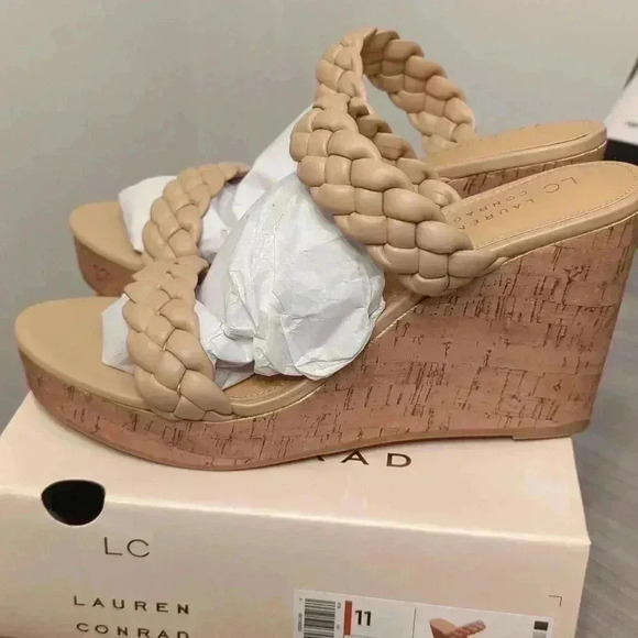 LC Lauren Conrad Idelle 2 women's wedge sandal - Picture 2 of 8